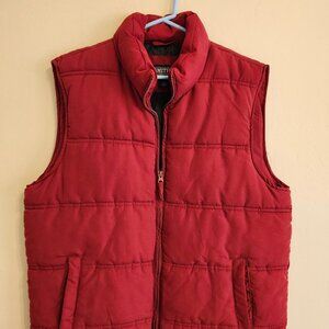 Smith's Puffer Vest with Pockets Red Like New